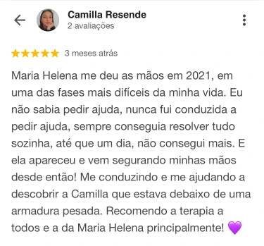 S-Depoimentos - Maria Manso - Site google - T,C - Depoimento 05